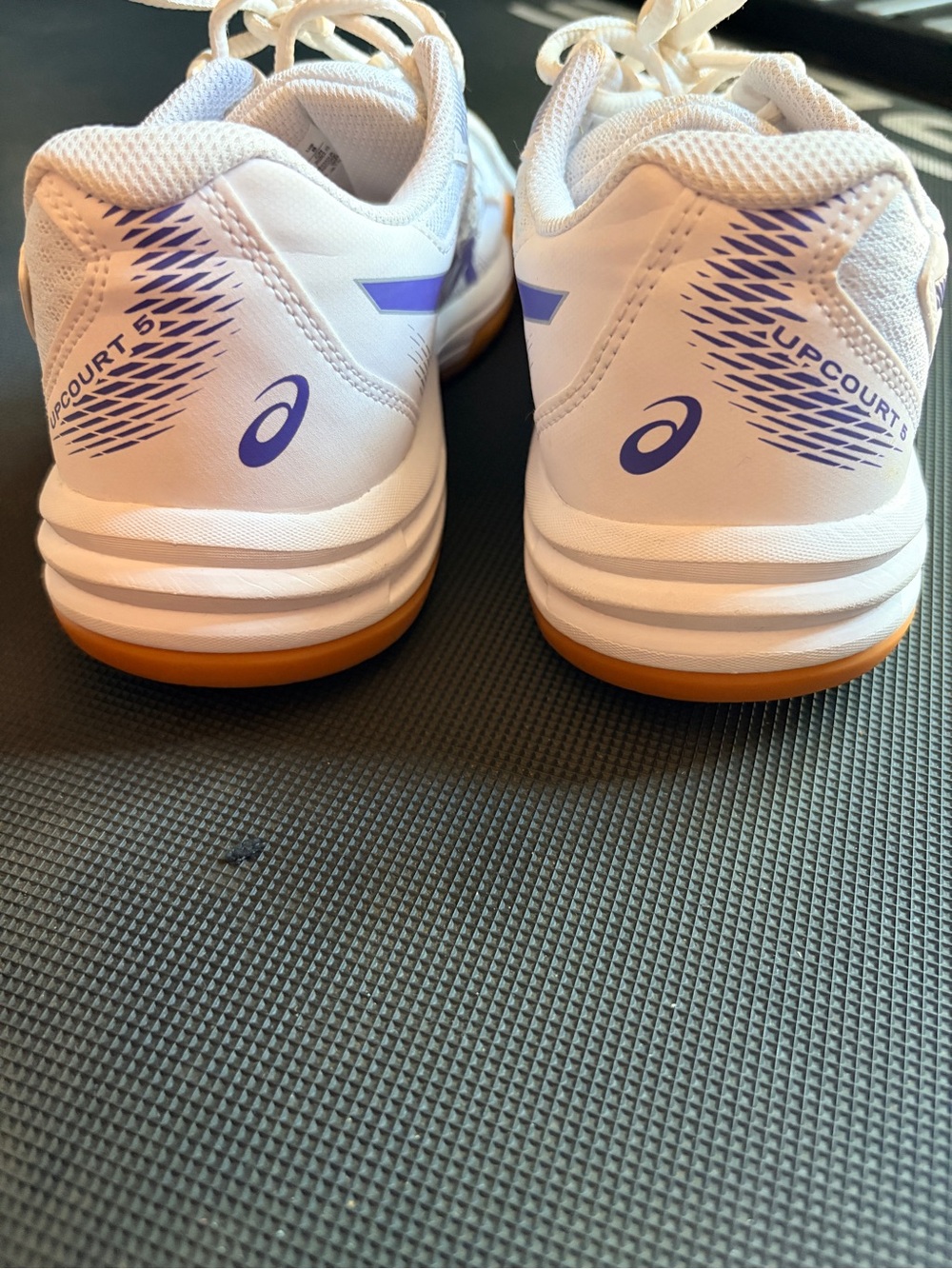 ASICS Women's Upcourt 5 in White/Blue Violet - Picture 11 of 11